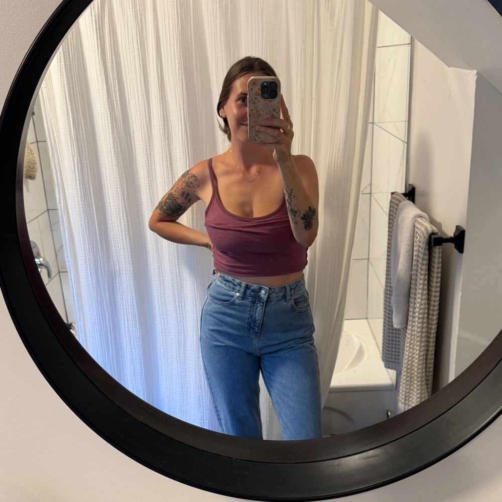 ASOS High Rise Light Blue Jeans